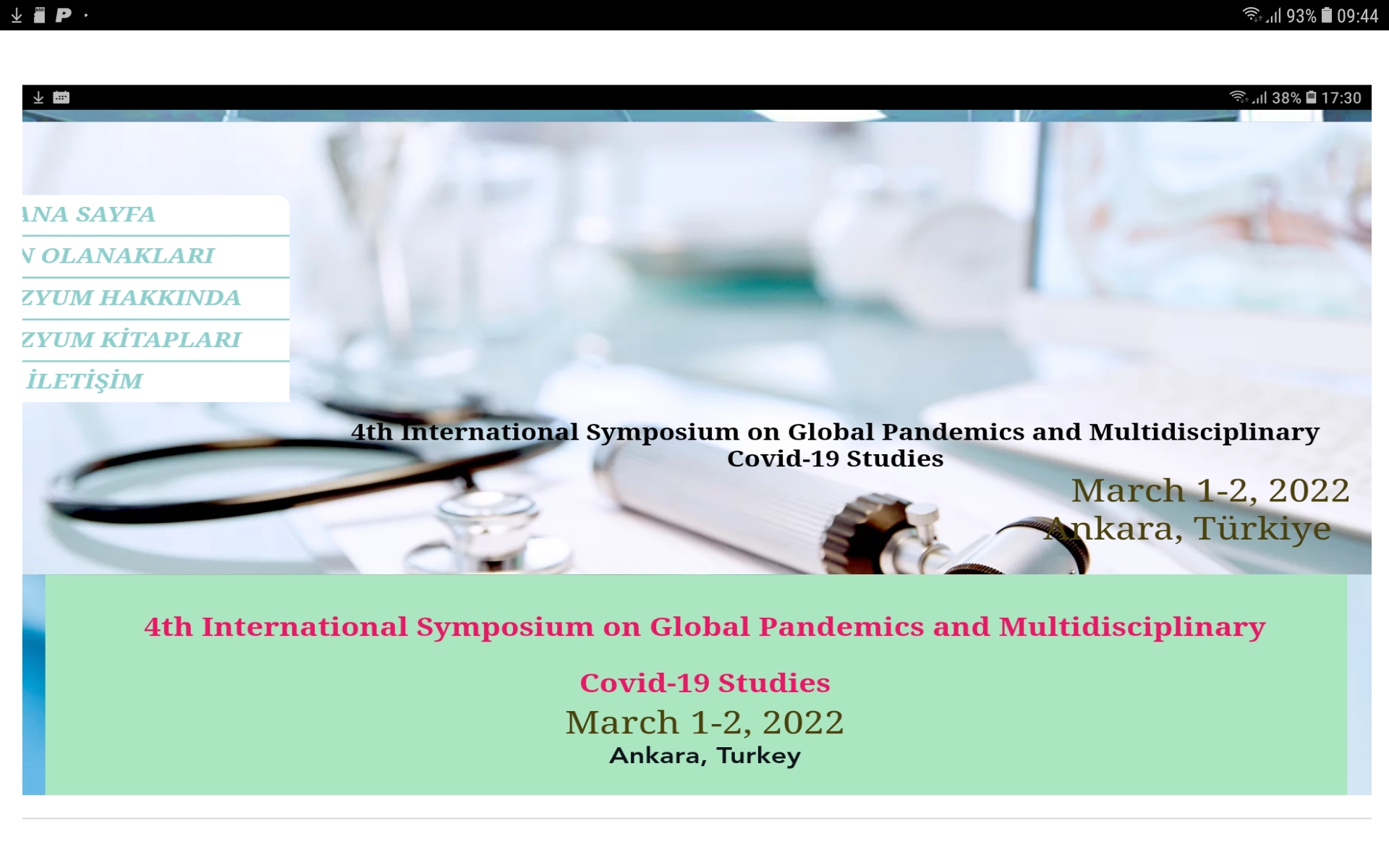 Al 4-lea simpozion internațional privind pandemiile globale și studiile multidisciplinare despre Covid-19